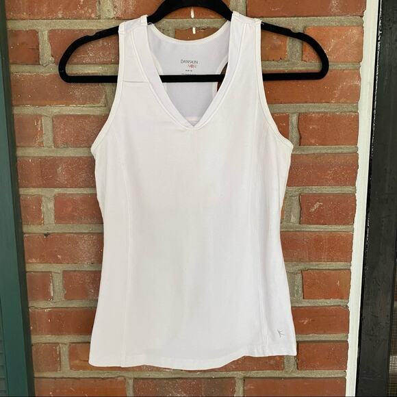 White athletic tank top - Picture 1 of 7